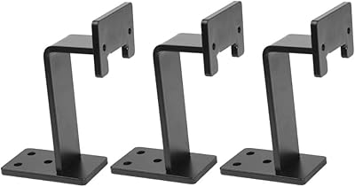 Support de main courante - rampes d'escalier modernes en acier noir