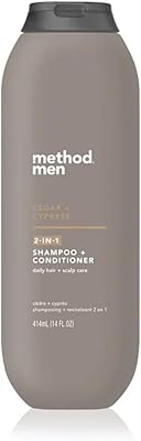 Shampooing et revitalisant 2 en 1 method men, cèdre + cyprès, 400 ml