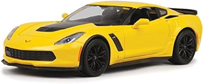Maisto 31133yl 2015 chevrolet corvette c7 z06 1/24, jaune