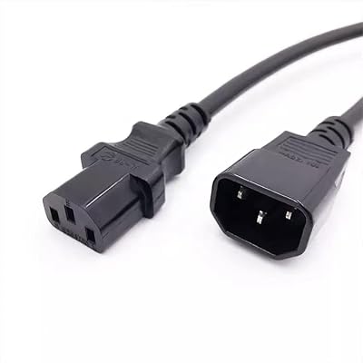 Câble d'alimentation d'ordinateur c13 à c14 vers rallonge d'alimentation pdu (paquet de 2)