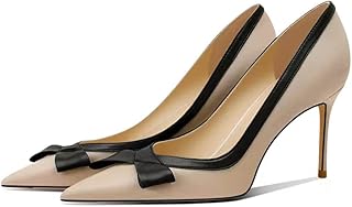 Chaussures à enfiler à talons hauts et bout pointu d'orsay pour femmes