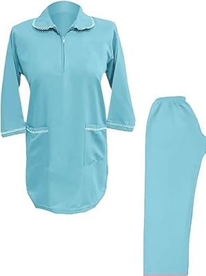 Ensemble uniforme de femme de ménage à manches longues, robe de femme