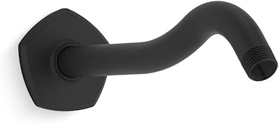 Kohler 27054-bl alimentation en eau pour pomme de douche pratique, noir mat
