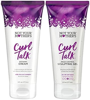 Gel et crème anti-frisottis not your mothers curl talk (paquet de 2) formulé
