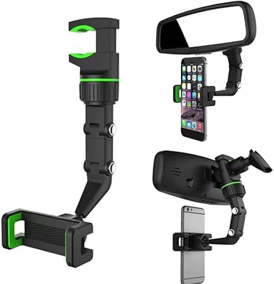 Support de téléphone portable pour rétroviseur à 360 degrés support voiture