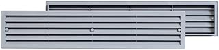 Grille d'aération lirast 450 x 92 mm en plastique gris - grille de porte grille d'alimentation en air d'échappement - grille d'aération de porte. Diaytar : Acheter moins cher n'a jamais été aussi facile