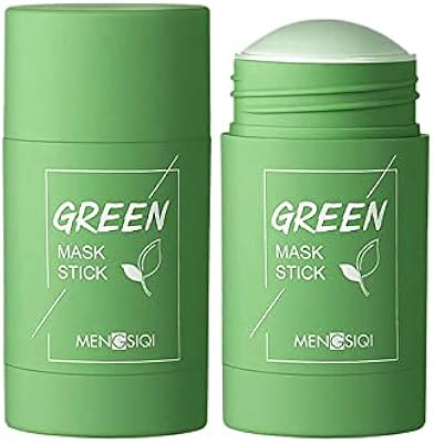 Masque de boue purifiant au thé vert mingsiki. améliore le teint du visage