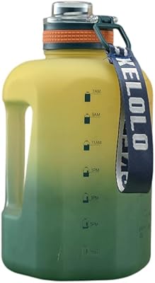 Bouteille d'eau d'un demi-gallon de 2 l avec récipient de stockage et couvercle