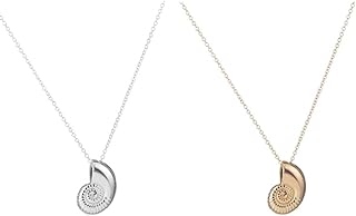 Collier pendentif en forme de coquille de conque pour femmes modernes, couleur or