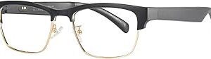 Lunettes bluetooth intelligentes xvermita, nouvelles lunettes audio intelligentes sans fil, lunettes intelligentes de divertissement intérieur et extérieur pour hommes/femmes (or, transparent). Achetez en toute sérénité sur Diaytar