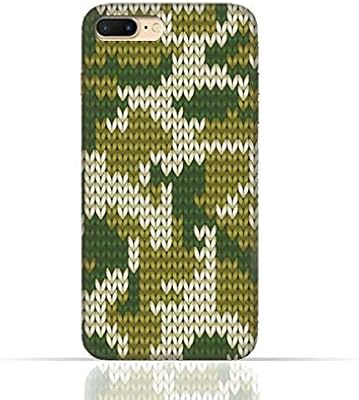 Coque en silicone tpu pour apple iphone 5/5s avec motif camouflage tricoté