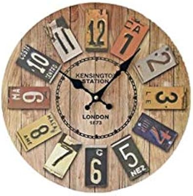 Montre analogique en bois