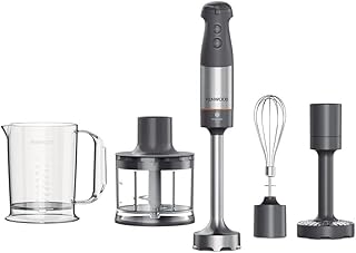 Mélangeur plongeant kenwood triblade xl résistant aux éclaboussures hachoir 500 ml batteur
