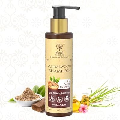 Shampooing capillaire au bois de santal rose avec huile de géranium, vétiver