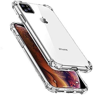 Coque transparente pour iphone 12/pro, [absorption des chocs] [résistant aux rayures] [protection