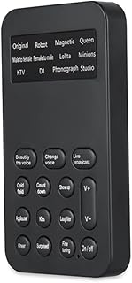 Enregistreur vocal, mini appareil de changement de voix portable avec 12 changements
