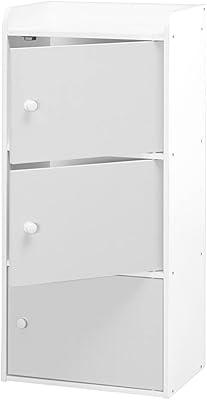 Armoire de rangement pour enfants à 3 niveaux wt-easy care avec portes