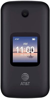 Alcatel smart flip 4g lte (bluetooth, wi-fi, gsm débloqué, noir volcan)
