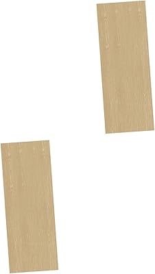Osalade autocollant de sol en grain de bois 2 pièces autocollants linoléum