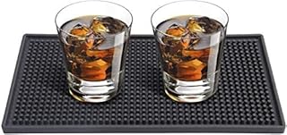 Tapis de séchage de tapis de barre en caoutchouc 2 pièces pour bar