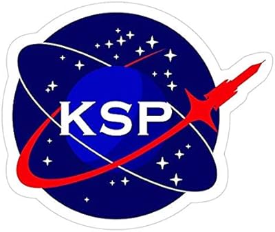 Logo de l'agence spatiale ksp, autocollant du programme spatial kerbal - autocollant graphique