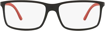 Monture de lunettes à verres rectangulaires pour hommes de polo ralph lauren (ph2126)
