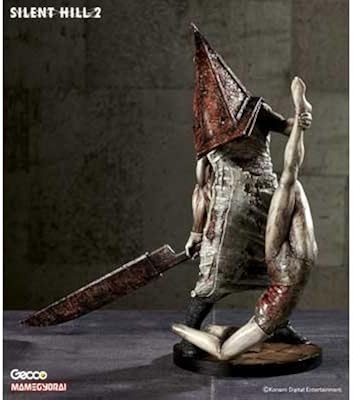Statue de figurine en pvc silent hill à l'échelle 2 1/6 / rouge