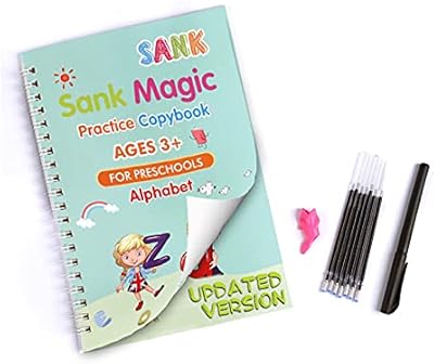 Sank nouveau livre d'entraînement magique pour enfants conçu avec des lettres de l'alphabet