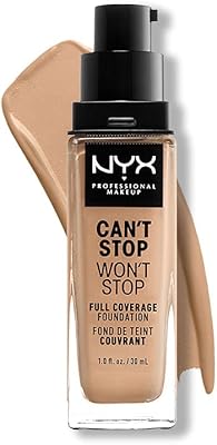 Nyx professional makeup fond de teint couvrance complète, beige clair 30 ml