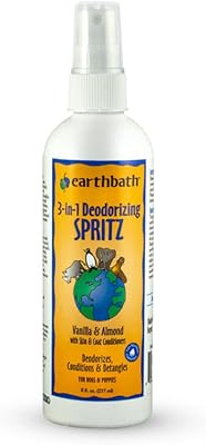 Spray désodorisant naturel earth bath, vanille et amande, 8 oz