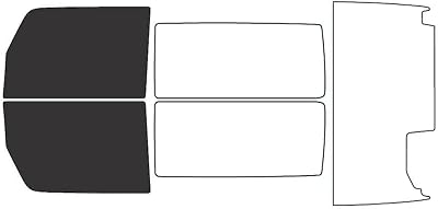 Kit de teinte de fenêtre rtint compatible avec jeep wrangler 2007-2010