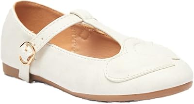 Ballerines pour filles cld0209-k6 décorées avec bout rond et fermeture à