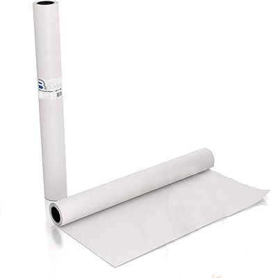 Rouleau de papier d'art kraft blanc pour la peinture, les arts muraux, le papier