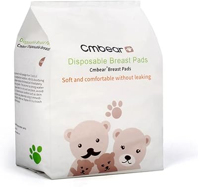 Coussins d'allaitement mamo bear 108 pièces coussinets antidérapants imperméables jetables