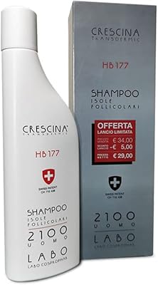 Labo cressina hb 177 shampoing pour la croissance des cheveux pour hommes 2100