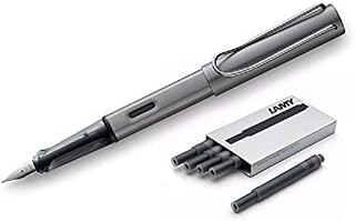 Stylo plume lamy all-star (26f) graphite + 5 cartouches d'encre noire