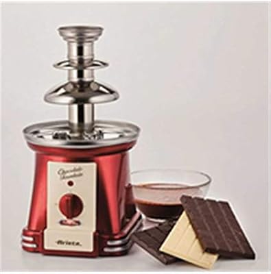Fontaine à fondue au chocolat liquide ariete - argent/rouge, 2962
