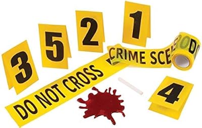 Ensemble de scènes de crime fun world 91305, jaune, 13 x 3 x 7 cm. Diaytar Sénégal : La marketplace qui pense à votre porte-monnaie