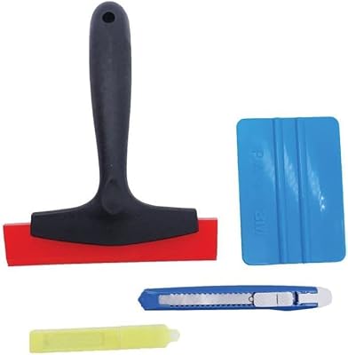 Kit d'outils de teinture de vitres de voiture accessoires ensemble de 4 pièces