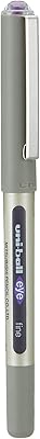 Stylo roller fin uni-ball eye, violet, paquet de 1