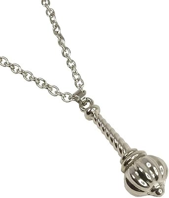 Collier pendentif hanmann jada en acier inoxydable avec corde noire pour hommes