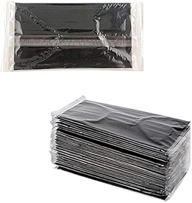 40 masques jetables à 3 épaisseurs emballés individuellement pour adultes pour protéger le visage