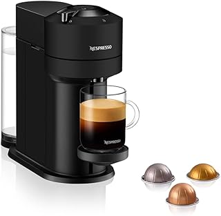 Machine à café nespresso vertuo next - version eau, noir mat