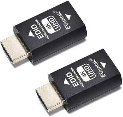 Adaptateur d'émulateur hdmi evanlac adade 3e génération mac thunderbolt vers commutateurs hdmi/extender/récepteur av/répartiteur