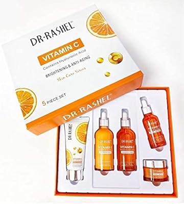 Ensemble de vitamines c pour éclaircir la peau et combattre les signes du