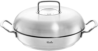 Plateau de service fissler original-profi en acier inoxydable avec couvercle à