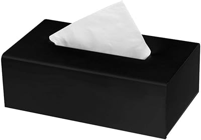 Porte-serviettes en papier rectangulaire imperméable au design européen mat pour la maison, le bureau