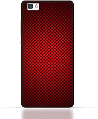 Coque en silicone tpu huawei p8 lite 2015 avec motif à pois noirs