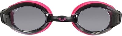 Lunettes de natation arena x-fit par zoom, adultes unisexes, noir (rose-fumée-noir), taille unique