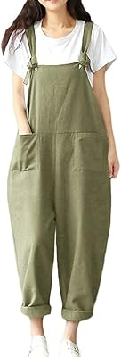 Une combinaison ample pour femme avec un nouveau design sans manches, sans poches